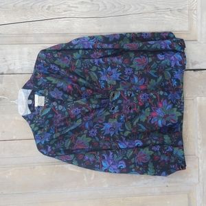 Vintage Floral Blouse
